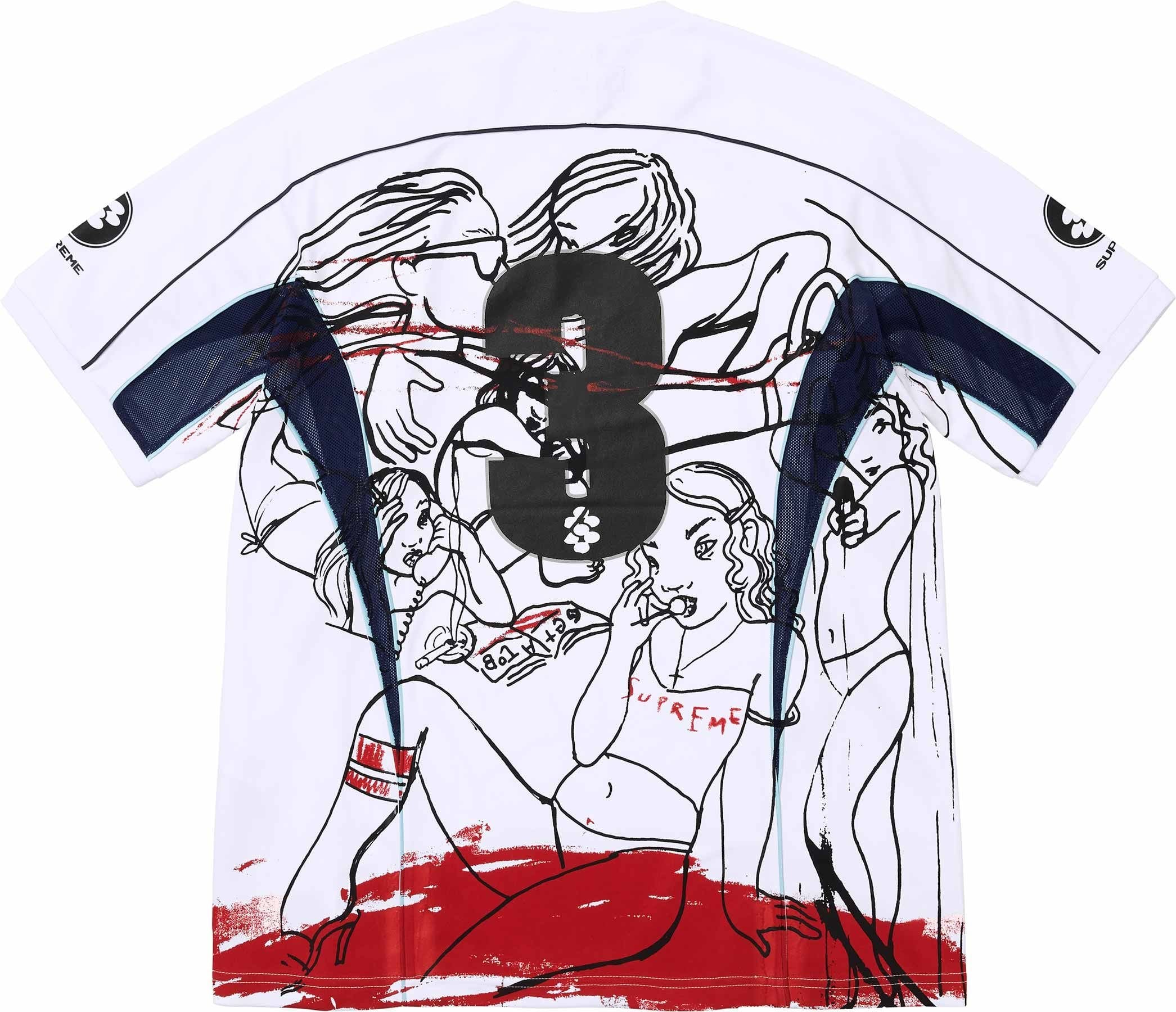 Supreme/Rita Ackermann Soccer Jersey view 3